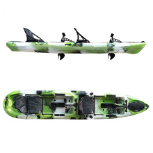 China OEM wholesale hot sale clear foot pedal double ocean fishing kayak with paddle and kayak accessories